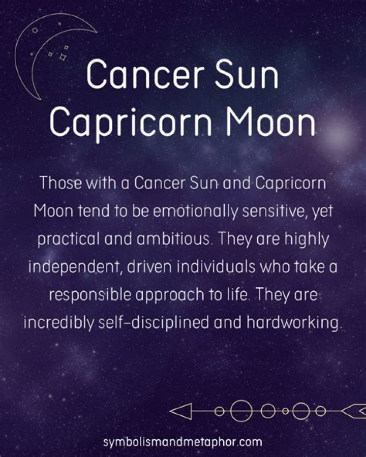 Cancer Sun with Capricorn Moon and Aries Rising — Truly Divine