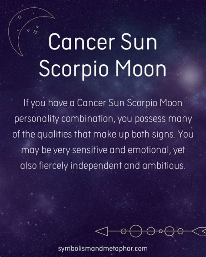 Cancer Sun with Capricorn Moon and Scorpio Rising — Truly Divine