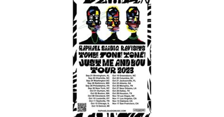 MUSIC ICON RAPHAEL SAADIQ RETURNS TO THE ROAD WITH TONI! TONY! TONÉ! FOR THE FIRST TIME IN 25 YEARS