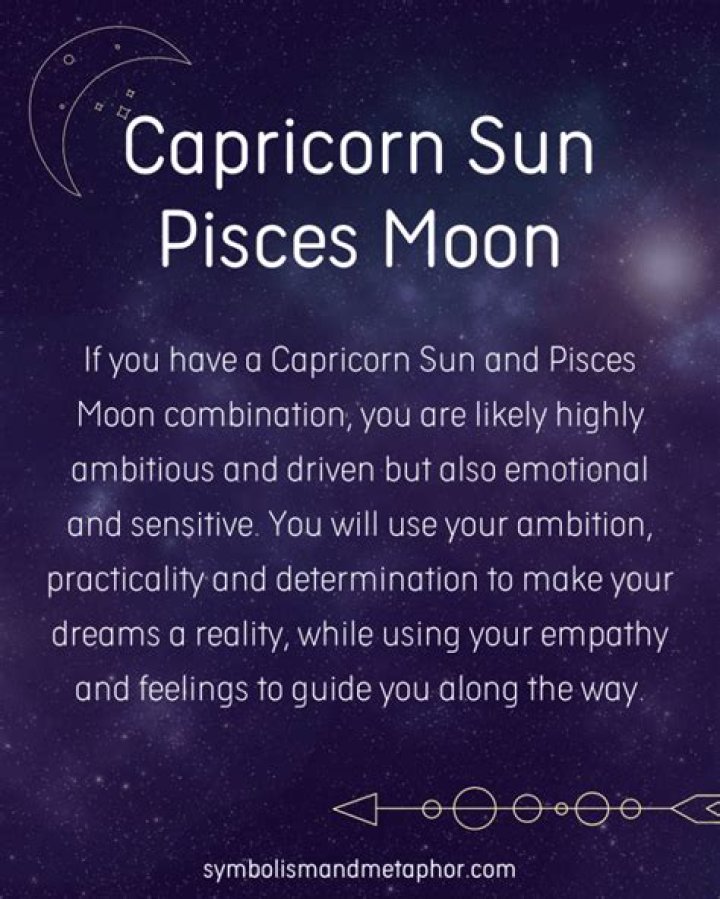 Pisces Sun with Capricorn Moon and Scorpio Rising — Truly Divine